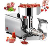 Passapomodoro Elettrico Commerciale Colino, pressa elettrica e macchina per salse da 450 W, spremiagrumi in acciaio inox, spremiagrumi robusto per fragole e mirtilli.