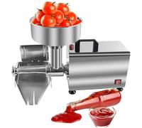 Passapomodoro Elettrico Commerciale Colino, pressa per alimenti in acciaio inox, accessorio per preparare salse per frutta e verdura, salsa di fragole e mirtilli, 220 V