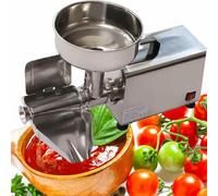 Passapomodoro Elettrico Commerciale - Pressa per macinare Alimenti da 370 W per Marmellate e Salse, Spremipomodoro in Acciaio Inossidabile, Elettrodomestico da Cucina ad Alta Efficienza