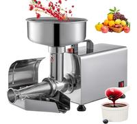 Passapomodoro Elettrico Commerciale, Spremitore Elettrico Passata Pomodoro E Marmellate, Pressa Pomodoro Elettrica, 450W, 70-150kg / Ora, Senza Necessità Sbucciare, Per Marmellata, Ketchup, Purea