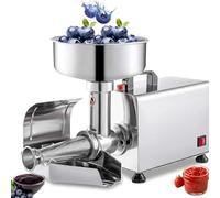 Passapomodoro elettrico da 450 W, pressa per alimenti in acciaio inossidabile, fresatrice per salsa di pomodoro con foro per dissipazione del calore, per salsa di fragole e mirtilli alimentari