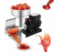 Passapomodoro elettrico, spremipomodoro in acciaio inox da 450 W con fessure regolabili, spremipomodoro commerciale per puree e marmellate di fragole e mirtilli