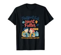 Passaporto Full Heart Fuller Travel novità Design Maglietta