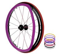 Passaruota, Copriruota posteriore sportivo in silicone da 24 pollici, 1 paio(Purple)