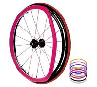 Passaruota, Copriruota posteriore sportivo in silicone da 24 pollici, 1 paio(Roze)
