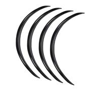Passaruota Parafanghi Paraspruzzi 73 Centimetri 29 "Ruota Sopracciglio Arco Fender Flares Copertura Trim Parafanghi Labbro Universale Auto(4PCS black)