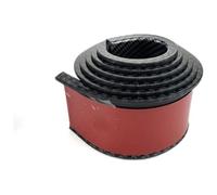 Passaruota Parafanghi Protezione Universale Passaruota Rivestimento Arco Estensore Parafango Nero In Fibra Carbonio Striscia Protettiva In Gomma Per Sopracciglia Ruota Auto(3.8cm Carbon Fiber)