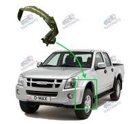 Passaruota paraurti anteriore sinistro Locaro per Isuzu D-Max 2007 - 2012