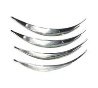 Passaruota Per Auto, Facili Da Installare, Resistenti All'usura, Accessori Generici, 4 Pezzi(Argento)