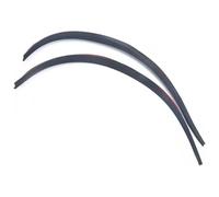 Passaruota Protezione 2/4 Pz Universale Nero/Fibra Di Carbonio Body Kit Trim Fender Flare Ruota In Gomma Sopracciglio Striscia Anti-graffio Adesivi Per Labbra