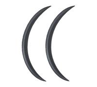 Passaruota Protezione 2 Pezzi Paraspruzzi Protezione Rivestimento Universale Carrozzeria Fender Flare Passaruota In Gomma Sopracciglio Labbro Adesivo Striscia Antigraffio(Carbon Fiber 32cm)