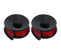 Passaruota Protezione Bastone Per Ruote Per Auto Protezione Universale Arco In Gomma Parafango Strisce Anti-collisione Da 1,5 M(2pcs Black)