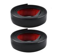 Passaruota Protezione Estensori Da 35/45 Mm Protezione Decorativa Per Sopracciglia Per Ruote Per Auto Parafango Universale Flare Labbro Passaruota Arco Di Rifinitura(2x Black 45mm)