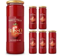 Passata di Pomodoro Di Puglia Rosso Gargano Tradizionale 6 bottiglie Da 690 Ml