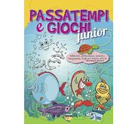 Passatempi e giochi Junior Azzurro. Labirinti, differenze, sudoku, sequenze, logica e tanto altro!