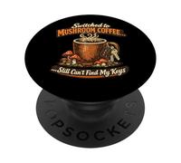 PASSATO AL FUNGO IL CAFFÈ ANCORA NON TROVA LE MIE CHIAVI PopSockets PopGrip Adesivo