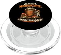 PASSATO AL FUNGO IL CAFFÈ ANCORA NON TROVA LE MIE CHIAVI PopSockets PopGrip per MagSafe