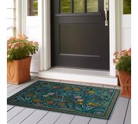 passatoia 80x200 cm Antiscivolo Lavabile Antimacchia Geografia Mappe Minimalismo Tappeto Runner Lungo per Corridoio Ufficio Entrata Casa Cucina da Ingresso Blu navy