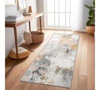 passatoia 80x200 cm Antiscivolo Lavabile Antimacchia Lusso moderno e sobrio retrò Tappeto Runner Lungo per Corridoio Ufficio Entrata Casa Cucina da Ingresso Rosa