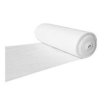 Passatoia bianca per corridoio nuziale, 2 mm, in poliestere resistente, antiscivolo, per ricevimenti in chiesa, decorazione per feste, perfetto per spose ed eventi (dimensioni: 1,2 x 50 cm)