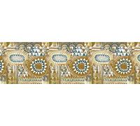 Passatoia da cucina, 100% Made in Italy, Tappeto antimacchia con stampa digitale, Runner antiscivolo e lavabile, Modello Vintage - Cinzia, cm 180x52
