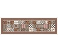 Passatoia da cucina, 100% Made in Italy, Tappeto antimacchia con stampa digitale, Runner antiscivolo e lavabile, Modello Geometrico - Dut, cm 180x52