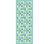 Passatoia da cucina, 100% Made in Italy, Tappeto antimacchia con stampa digitale, Runner antiscivolo e lavabile, Modello Amaury, cm 140x52