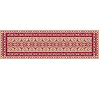 Passatoia da cucina, 100% Made in Italy, Tappeto antimacchia con stampa digitale, Runner antiscivolo e lavabile, Modello Vintage - Clarinda, cm 140x52