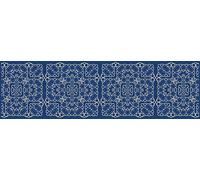 Passatoia da cucina, 100% Made in Italy, Tappeto antimacchia con stampa digitale, Runner antiscivolo e lavabile, Modello Vintage - Concord, cm 180x52