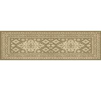Passatoia da cucina, 100% Made in Italy, Tappeto antimacchia con stampa digitale, Runner antiscivolo e lavabile, Modello Vintage - Costanza, cm 240x52