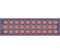 Passatoia da cucina, 100% Made in Italy, Tappeto antimacchia con stampa digitale, Runner antiscivolo e lavabile, Modello Vintage - Clelia, cm 280x52