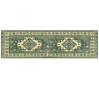 Passatoia da cucina, 100% Made in Italy, Tappeto antimacchia con stampa digitale, Runner antiscivolo e lavabile, Modello Vintage - Corine, cm 280x52