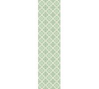 Passatoia da cucina, 100% Made in Italy, Tappeto antimacchia con stampa digitale, Runner antiscivolo e lavabile, Modello Geometrico - Domenica, cm 180x52