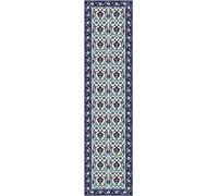 Passatoia da cucina, 100% Made in Italy, Tappeto antimacchia con stampa digitale, Runner antiscivolo e lavabile, Modello Geometrico - Didier, cm 140x52