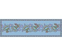 Passatoia da cucina, 100% Made in Italy, Tappeto antimacchia con stampa digitale, Runner antiscivolo e lavabile, Modello Vintage - Coleman, cm 280x52