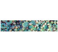 Passatoia da cucina, 100% Made in Italy, Tappeto antimacchia con stampa digitale, Runner antiscivolo e lavabile, Modello Cactus - Britney, cm 280x52