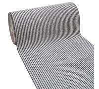 emmevi Passatoia Esterno Interno Antiscivolo Corridoio Moquette Spessa Asciugapassi Righe Grigie 100x300 Cm