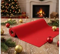 Passatoia Rossa Cerimonia Tappeto Due Esse 100cmx25mt H1.5mm Eventi Natale
