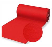 Passatoia Rossa Natalizia Tappeto Rosso per Eventi Passarella da Esterno Flessibile e Resistente in Feltro Larghezza 100 cm Lunghezza 800 cm
