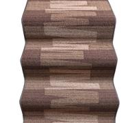 emmevi Passatoia Scala Bordata Ingresso Corsia Corridoio Tappeto Gradini MOD.Picasso Dis_27 67X300 Marrone