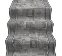 emmevi Passatoia Scala Scalinata Ingresso Bordata Tappeto Corridoio Gradini Antiscivolo 67x650 Cm Grigio