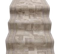 Passatoia Scala Scalinata Ingresso Bordata Tappeto Corridoio Gradini Antiscivolo 67x180 Cm Beige