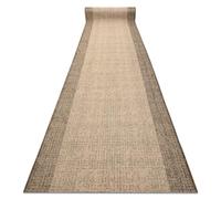 Passatoia SISAL SION 6053 cucina corridoio terrazza marrone 70x1250 cm