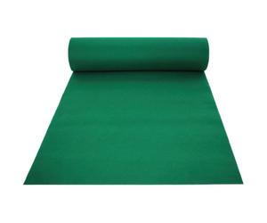 Passatoia Tappeto moquette guida passatoia per interno esterno Rossa H 1 x 30 mt (3,3 euro al metro ) Peso totale: 620 gr Spessore 3 mm Resistenza al fuoco:BFL-S8 colore Verde verde