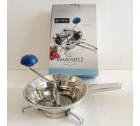 Passatutto verdure OMAC EMANUEL 2 - Acciaio Inox 18/10 -Diam. 20 cm con 3 dischi