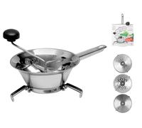 Passaverdura Inox 'trio' 3 dischi Cm24 Home