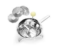 PASSAVERDURA PASSATUTTO INOX CM 20 CON 3 DISCHI PRA 533120