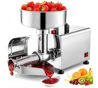 Passaverdure Elettrico per Pomodori Da 450 W, Macchina per Salsa Di Pomodoro in Acciaio Inox E Mulino per Alimenti Commerciale, Processore Di Frutta Ad Alta Produttività Da 50 Kg/H per Passata