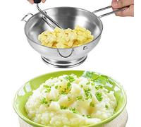 Passaverdure in Acciaio Inossidabile, Tritaverdure per Insalata Frutta e Verdura, Setaccio per Salsa di Pomodoro, Purea di Mele, Passato, Schiacciapatate per Purea, Marmellata, Alimenti per Bambini