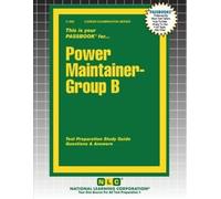 Passbooks Power Maintainer - Group B (Tascabile) Career Examination